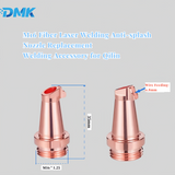 DMK Fiber Laser Welding Anti-splash Nozzle M16 Copper Welding Nozzle Replacement Welding Accessory for Qilin