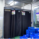 Laser Blocking Curtains Class 4 Laser Safety Curtain Protection For Laser Welding Cleaning Cutting Scenario