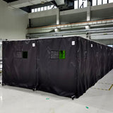 Laser Blocking Curtains Class 4 Laser Safety Curtain Protection For Laser Welding Cleaning Cutting Scenario