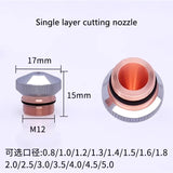DMK D17M12 Laser Cutting Nozzel With DNE Single/Double Layer for Fiber Laser Multi-Cutting Machines