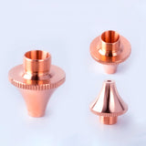 Gangchun 3D M9 Copper Laser Cutting Nozzle Single Double Layer Nozzles for EC Tube Cutting Machines
