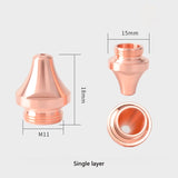 3D Bevel Cutting Nozzles For Raytools D15M11H18 Fiber Laser Copper Nozzle Cutting Machine Accessories