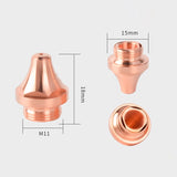 3D Bevel Cutting Nozzles For Raytools D15M11H18 Fiber Laser Copper Nozzle Cutting Machine Accessories