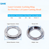 DMK Laser Ceramic Locking Ring Fiber Laser Cutting Accessory for Precitec 1.0 Laser Cutting Head