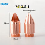 DMK M13.5 Cooper Laser Welding Nozzle Replacement Welding Consumables for IPG Laser Welding Head