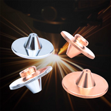 D28M11H15 Raised Hat Fiber Laser Cutting Nozzle Single Double Chrome Plating Layer Copper Nozzle for Fiber Laser Cutting Machines