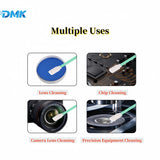 DMK 100pcs/Pack Non-Woven Fabric Laser Lens Cleaning Swab Industrial Cleaning Swabs