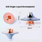 D28M11H15 High-Speed Laser Cutting Nozzle T2 Copper Single & Double Chrome Laser Nozzles for WSX Precitec Cutting Machine