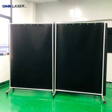 Laser Blocking Curtains Class 4 Laser Safety Curtain Protection For Laser Welding Cleaning Cutting Scenario