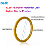 DMK 40.35*33.6*3mm Laser Protection Lens Sealing Ring Replacement for Precitec 1.0-37*7mm Protective Lens