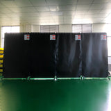 Laser Blocking Curtains Class 4 Laser Safety Curtain Protection For Laser Welding Cleaning Cutting Scenario