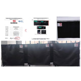 Laser Blocking Curtains Class 4 Laser Safety Curtain Protection For Laser Welding Cleaning Cutting Scenario