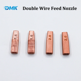 DMK Single/Double Laser Welding Wire Feed Nozzle Qilin Sup Laser Parts Wire Guide Nozzle