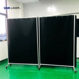 Laser Blocking Curtains Class 4 Laser Safety Curtain Protection For Laser Welding Cleaning Cutting Scenario