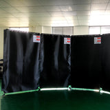 Laser Blocking Curtains Class 4 Laser Safety Curtain Protection For Laser Welding Cleaning Cutting Scenario