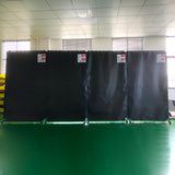 Laser Blocking Curtains Class 4 Laser Safety Curtain Protection For Laser Welding Cleaning Cutting Scenario