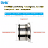DMK Fiber Laser Cutting Focusing / Collimating Lens Assembly for RT Laser Cutting Head
