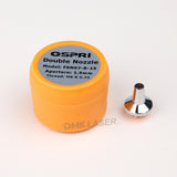 Ospri Original Laser Cutting Nozzles 3D M8 Single Double Layer Chromium-plated Copper Nozzle