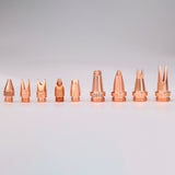 Qilin Fiber Laser Welding Nozzle H25M10&H35M16 Copper Anti-splash Nozzles For Qilin XingHong Hand-held Laser Welding Head