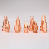 Qilin Fiber Laser Welding Nozzle H25M10&H35M16 Copper Anti-splash Nozzles For Qilin XingHong Hand-held Laser Welding Head