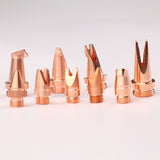 Qilin Fiber Laser Welding Nozzle H25M10&H35M16 Copper Anti-splash Nozzles For Qilin XingHong Hand-held Laser Welding Head