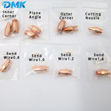 Qilin Fiber Laser Welding Nozzle H25M10&H35M16 Copper Anti-splash Nozzles For Qilin XingHong Hand-held Laser Welding Head
