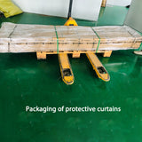Laser Blocking Curtains Class 4 Laser Safety Curtain Protection For Laser Welding Cleaning Cutting Scenario