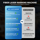DMK Mini Handheld Fiber Laser Marking Machine – Portable Metal Engraver for Stainless Steel & Precision Etching